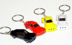 Auto-Schlüsselanhänger mit Led Frontscheinwerfer Laser und Elektroschocker + jetztbinichpleite.de