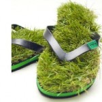 Gras Flip Flops + was schenke ich meinem Freund + Geschenk Idee