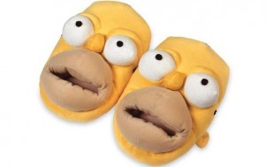 Simpsons Hausschuhe Homer + jetztbinichpleite.de