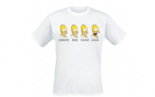 The Simpsons Salad T-Shirt + jetztbinichpleite.de