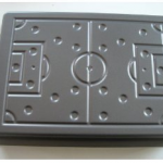 hilfe geschenkidee für freund + Motivbackform Fußballfeld