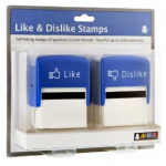 suche lustiges geschenk für mann - Stempel-Set - Like & Dislike