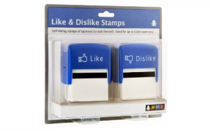 suche lustiges geschenk für mann - Stempel-Set - Like & Dislike
